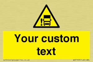 Custom warning blindspot